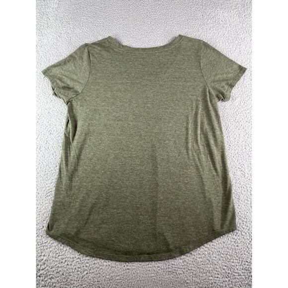 Torrid Shirt Womens Size 0 Large Green Plus Size Classic Fit Graphic Tee V Neck - Picture 8 of 10